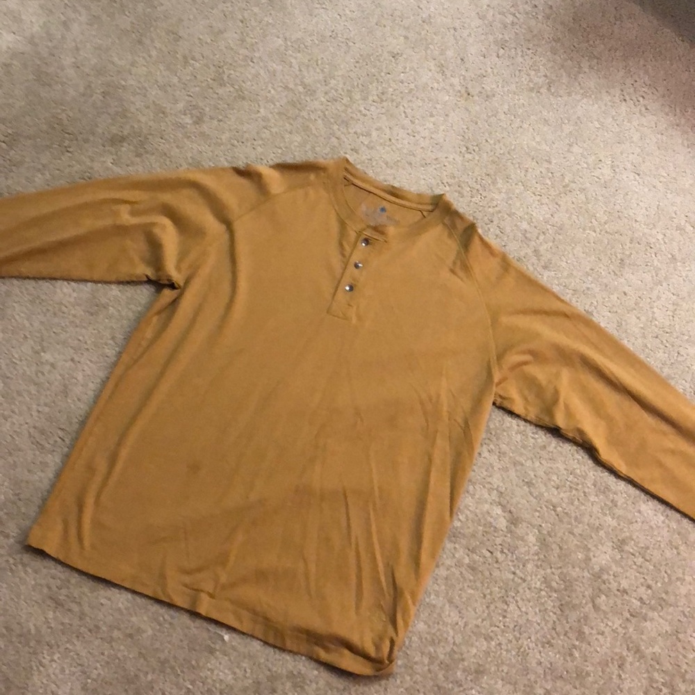 Yellow Size Large Territory Ahead Long Sleeve